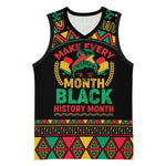 Make Every Month Black History Month Basketball Jersey African Pattern LT01