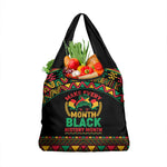 Make Every Month Black History Month Grocery Bag African Pattern