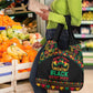 Make Every Month Black History Month Grocery Bag African Pattern