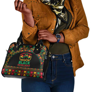 Make Every Month Black History Month Shoulder Handbag African Pattern