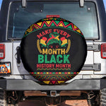 Make Every Month Black History Month Spare Tire Cover African Pattern