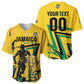 Custom Football 2026 Jamaica Baseball Jersey All A Wi One Team