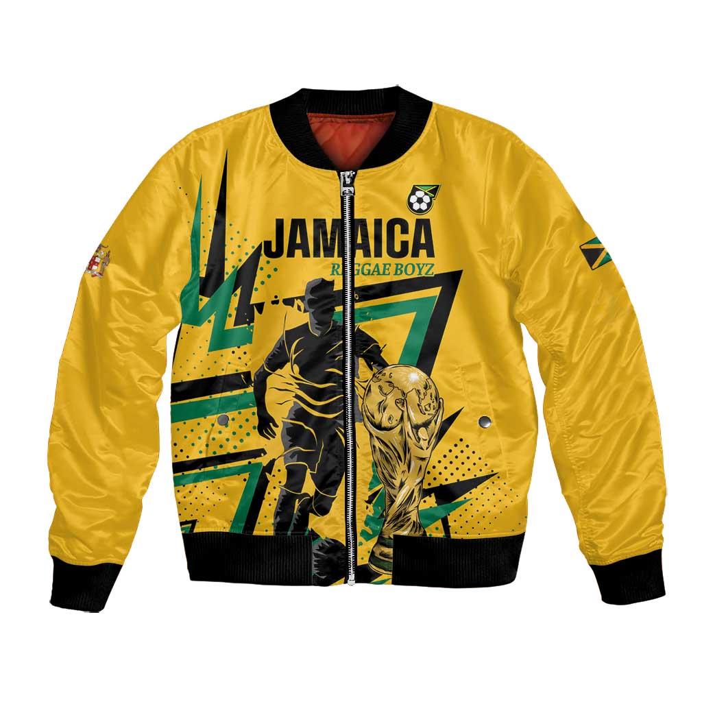 Custom Football 2026 Jamaica Bomber Jacket All A Wi One Team