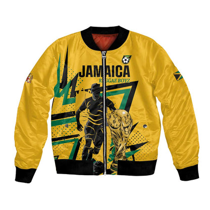 Custom Football 2026 Jamaica Bomber Jacket All A Wi One Team