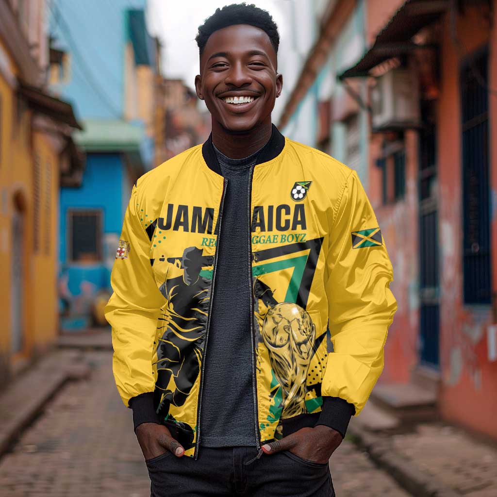 Custom Football 2026 Jamaica Bomber Jacket All A Wi One Team