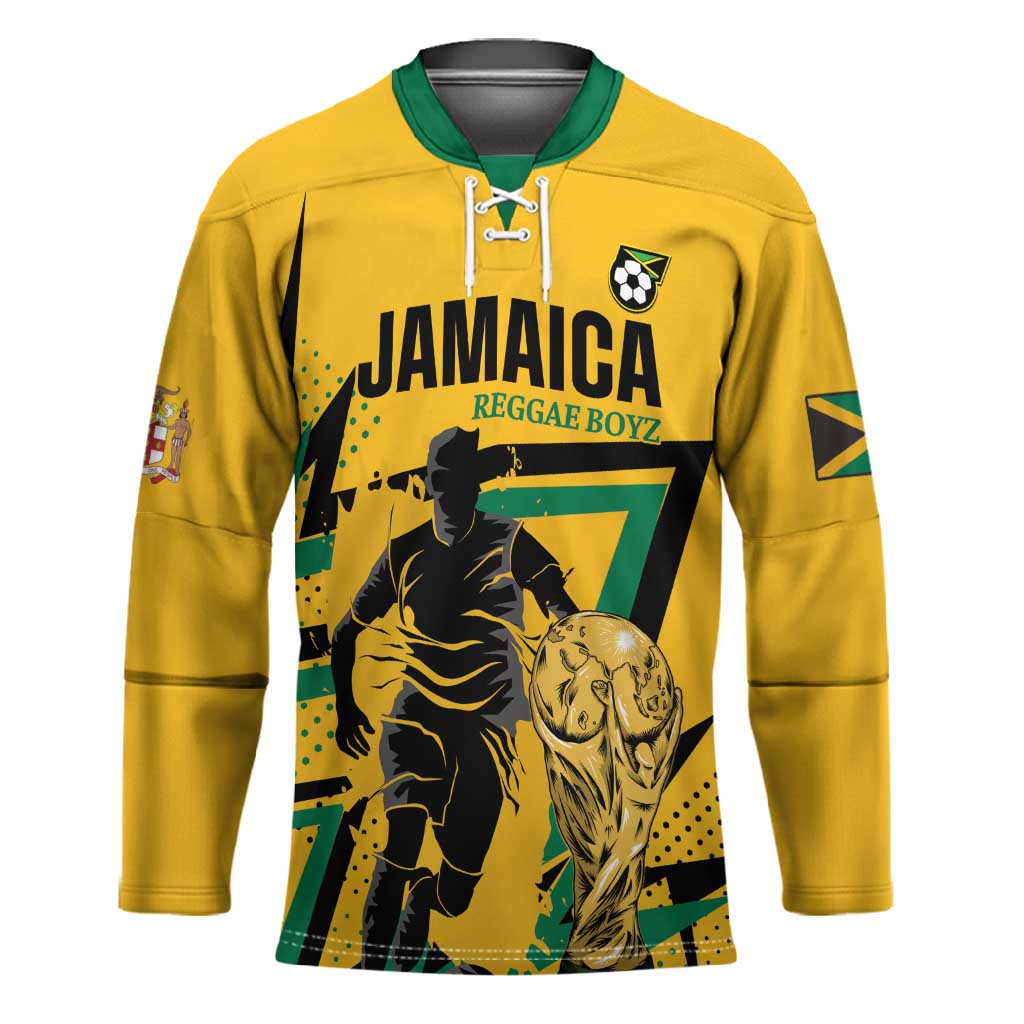 Custom Football 2026 Jamaica Hockey Jersey All A Wi One Team