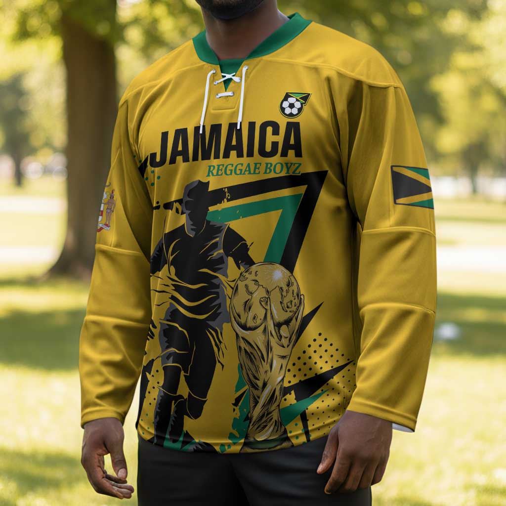Custom Football 2026 Jamaica Hockey Jersey All A Wi One Team
