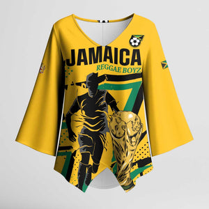 Custom Football 2026 Jamaica Kimono Sleeve Blouse All A Wi One Team