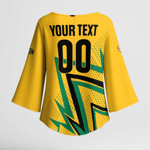 Custom Football 2026 Jamaica Kimono Sleeve Blouse All A Wi One Team