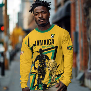 Custom Football 2026 Jamaica Long Sleeve Shirt All A Wi One Team