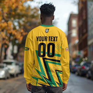 Custom Football 2026 Jamaica Long Sleeve Shirt All A Wi One Team
