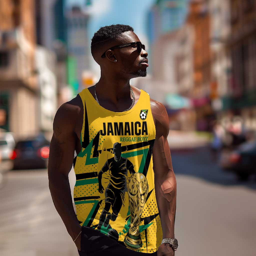 Custom Football 2026 Jamaica Men Tank Top All A Wi One Team