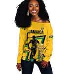 Custom Football 2026 Jamaica Off Shoulder Sweater All A Wi One Team