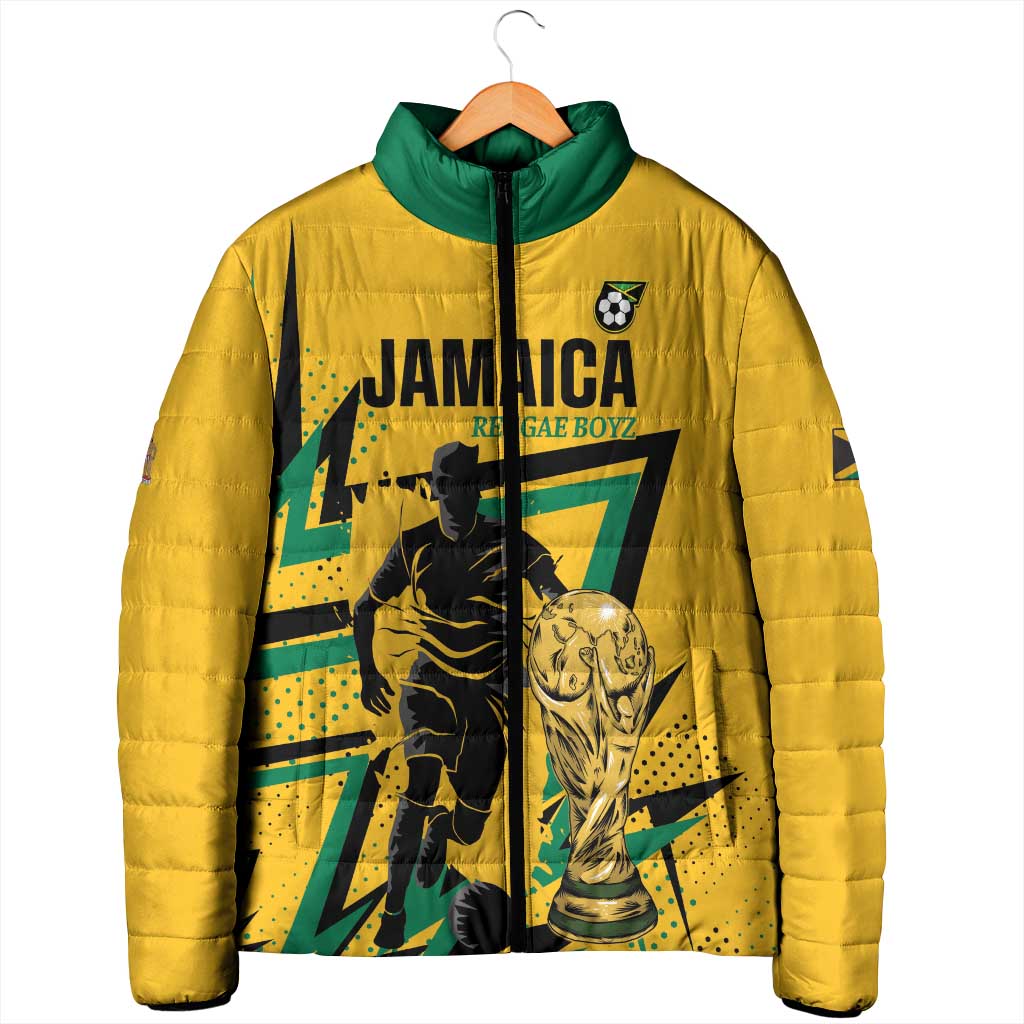 Custom Football 2026 Jamaica Padded Jacket All A Wi One Team