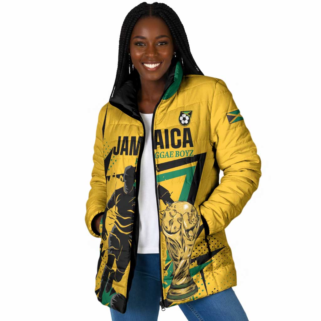 Custom Football 2026 Jamaica Padded Jacket All A Wi One Team