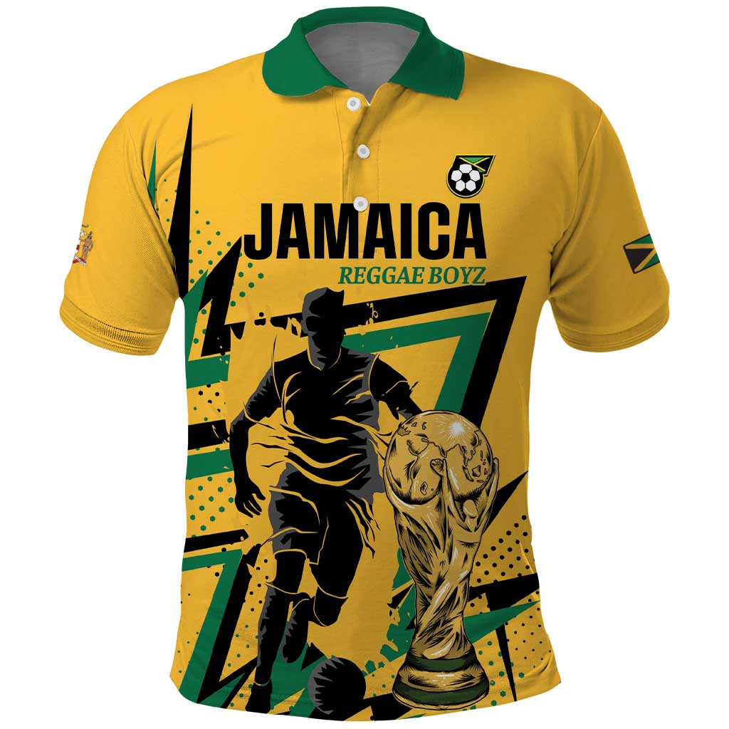 Custom Football 2026 Jamaica Polo Shirt All A Wi One Team