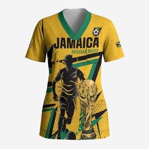 Custom Football 2026 Jamaica Scrub Top All A Wi One Team