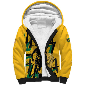 Custom Football 2026 Jamaica Sherpa Hoodie All A Wi One Team