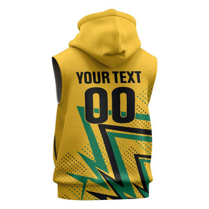 Custom Football 2026 Jamaica Sleeveless Hoodie All A Wi One Team