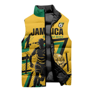 Custom Football 2026 Jamaica Sleeveless Puffer Jacket All A Wi One Team