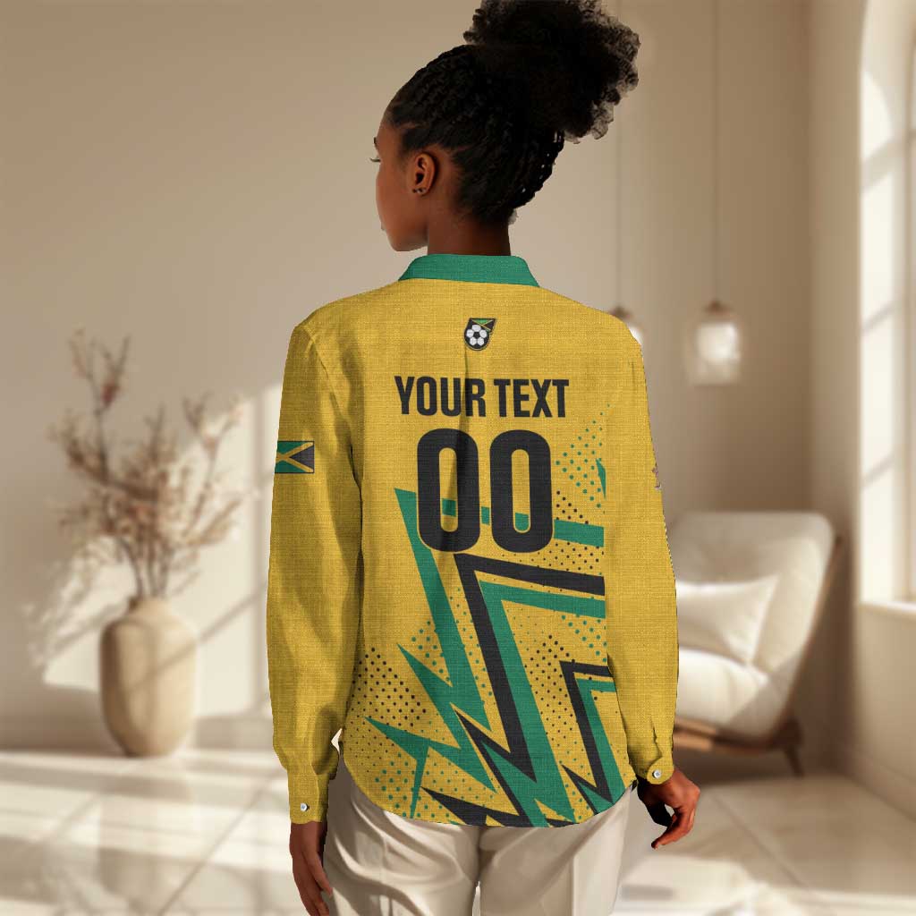 Custom Football 2026 Jamaica Women Casual Shirt All A Wi One Team