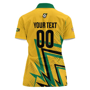 Custom Football 2026 Jamaica Women Polo Shirt All A Wi One Team