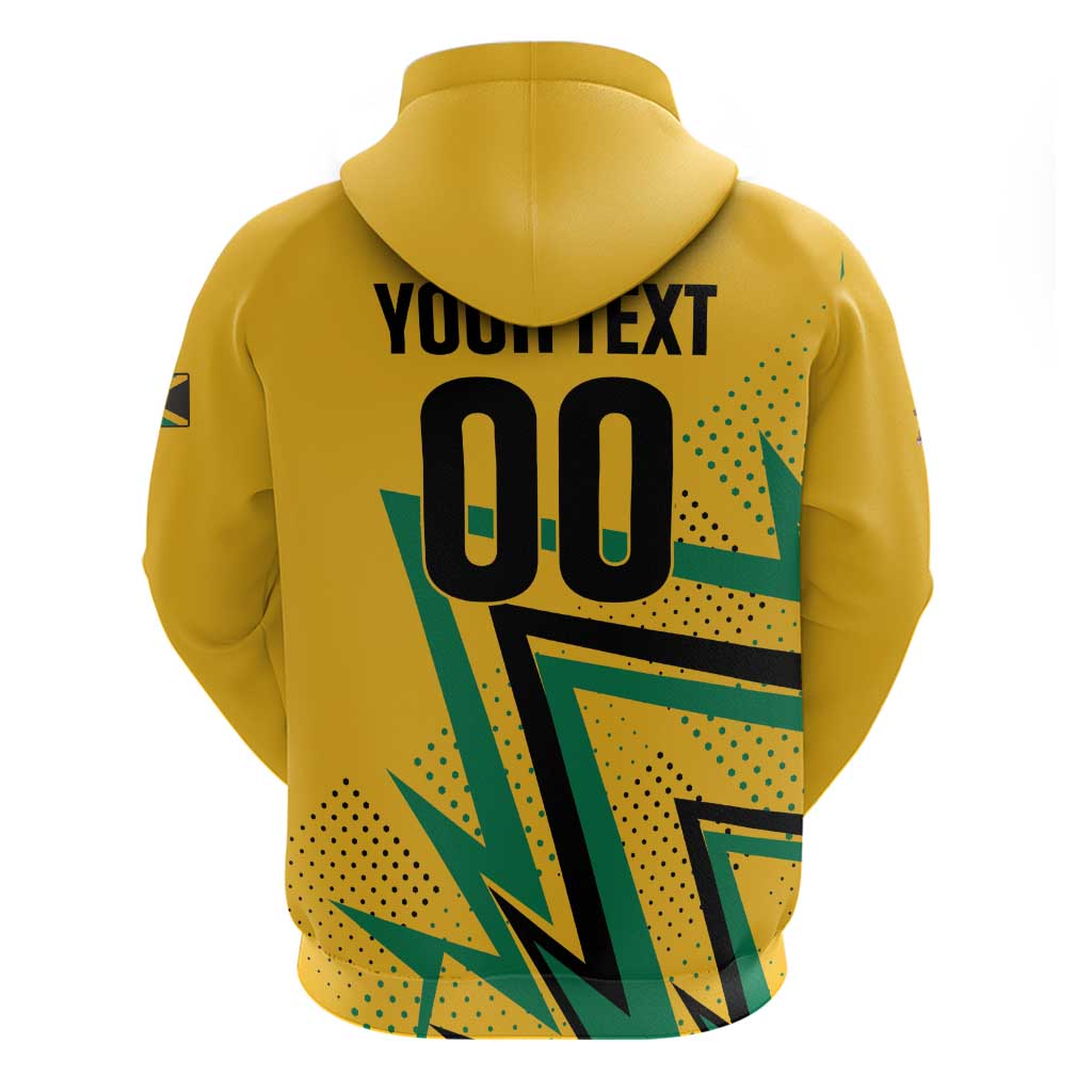 Custom Football 2026 Jamaica Zip Hoodie All A Wi One Team
