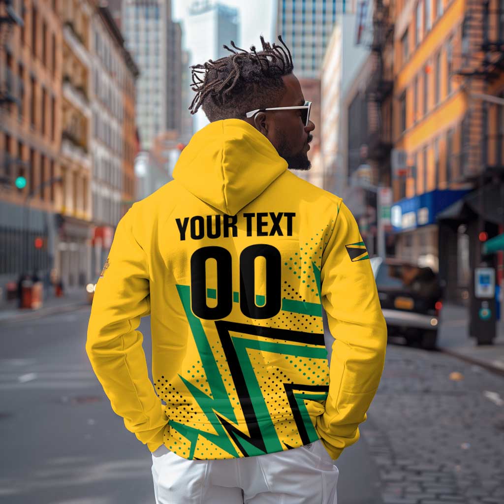 Custom Football 2026 Jamaica Zip Hoodie All A Wi One Team