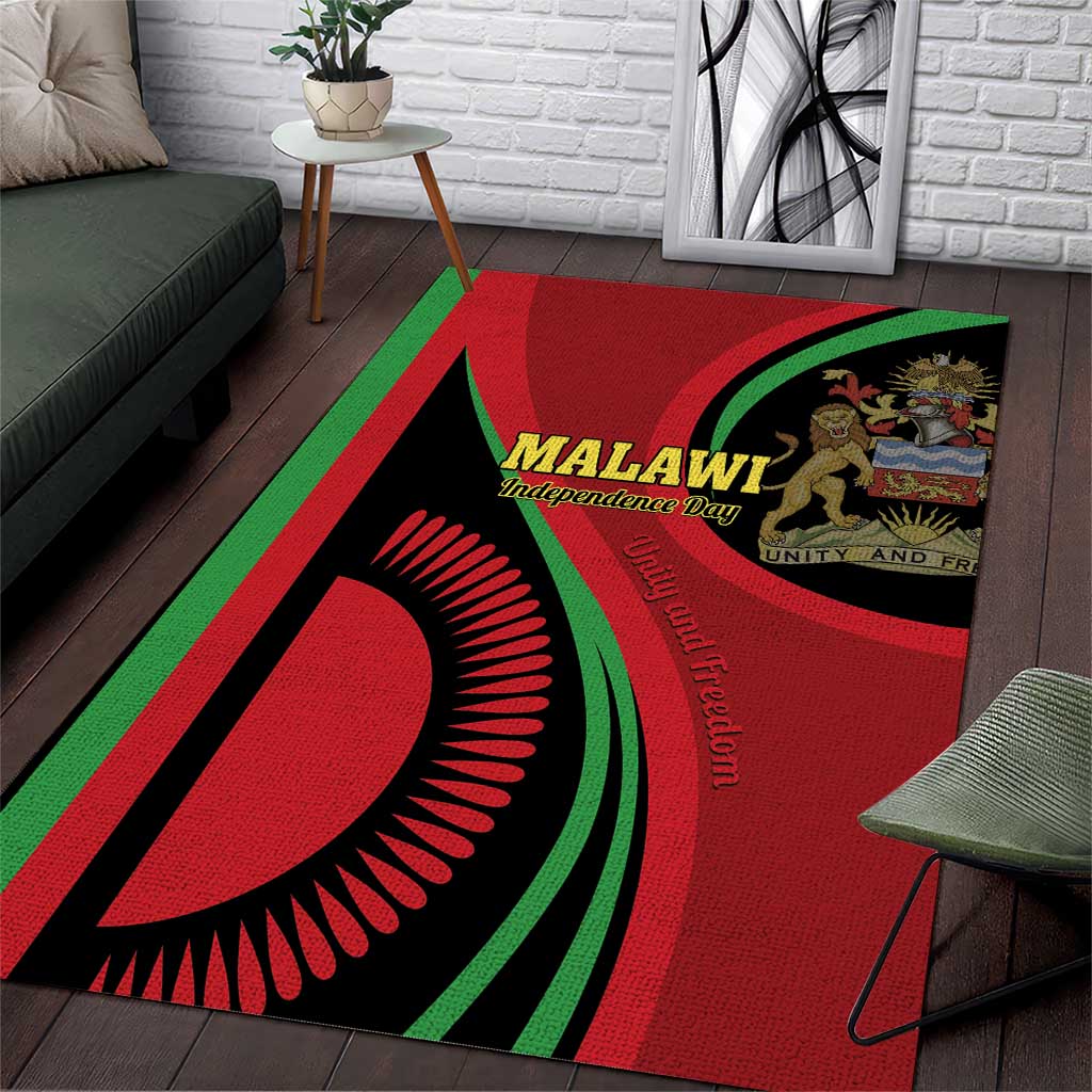 Malawi Independence Day Area Rug Unity and Freedom