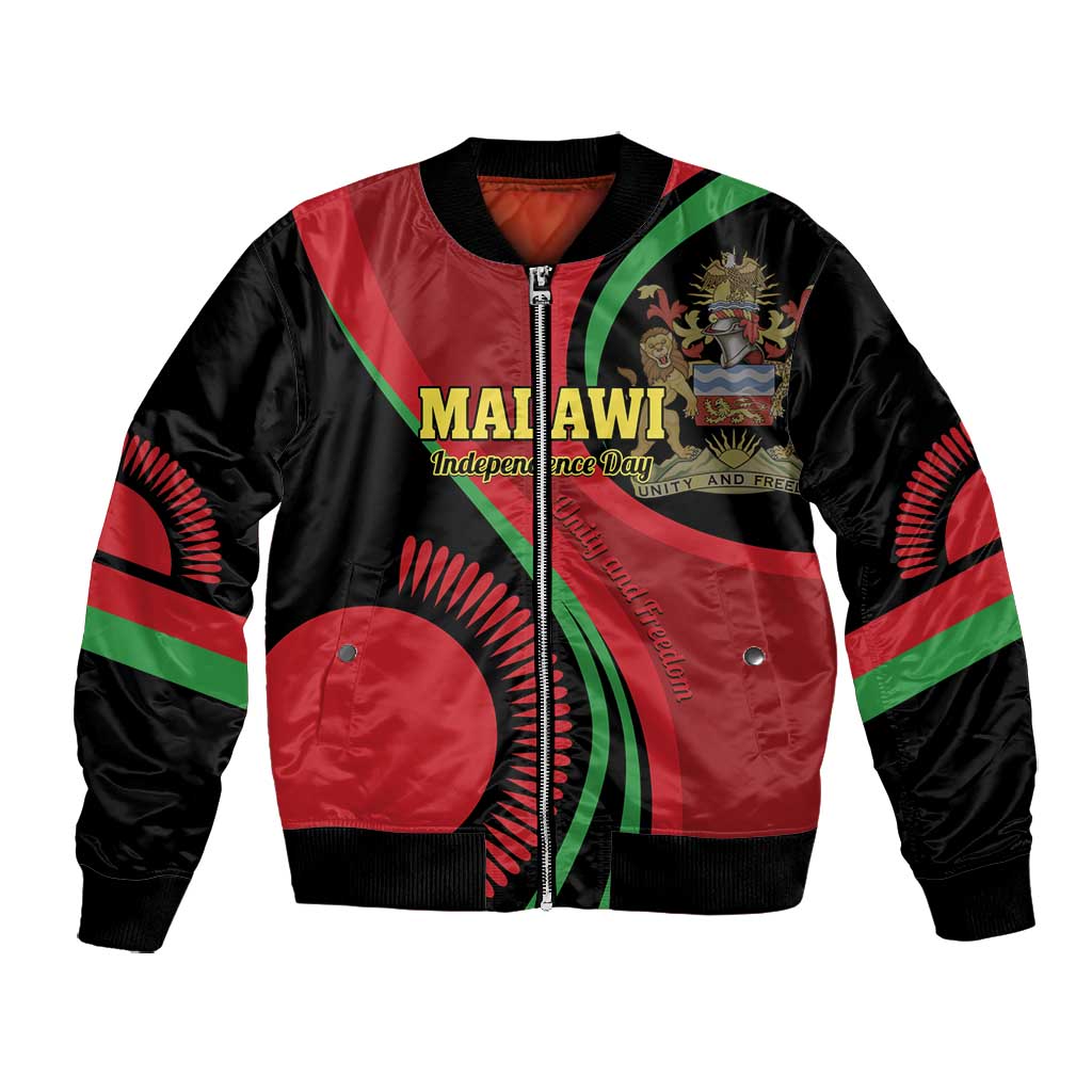 Malawi Independence Day Bomber Jacket Unity and Freedom