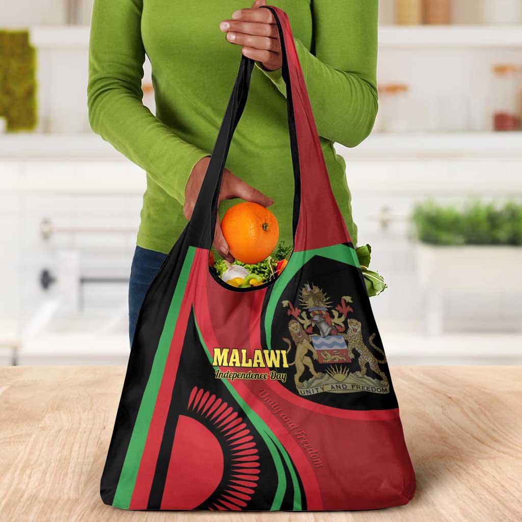 Malawi Independence Day Grocery Bag Unity and Freedom