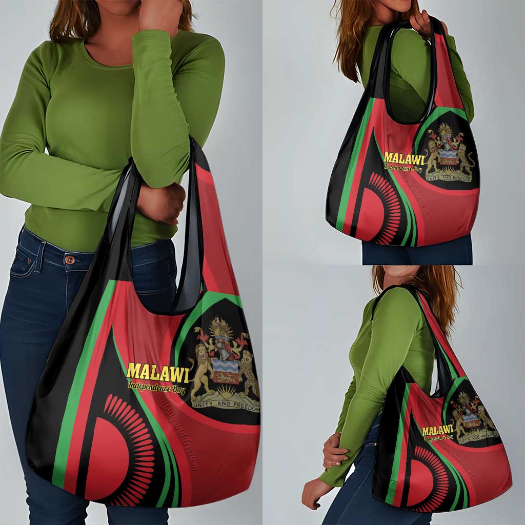 Malawi Independence Day Grocery Bag Unity and Freedom
