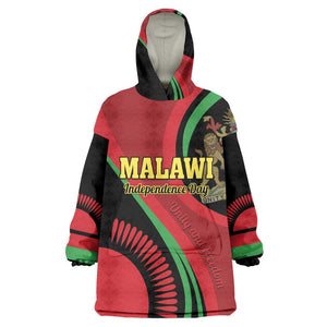 Malawi Independence Day KId Wearable Blanket Hoodie Unity and Freedom