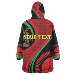 Malawi Independence Day KId Wearable Blanket Hoodie Unity and Freedom