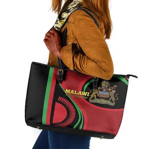 Malawi Independence Day Leather Tote Bag Unity and Freedom