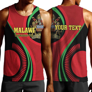 Malawi Independence Day Men Tank Top Unity and Freedom