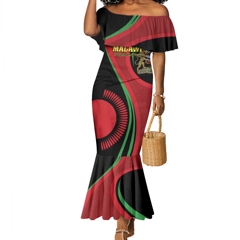 Malawi Independence Day Mermaid Dress Unity and Freedom