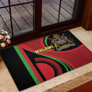 Malawi Independence Day Rubber Doormat Unity and Freedom