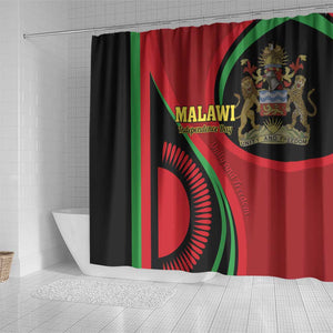 Malawi Independence Day Shower Curtain Unity and Freedom