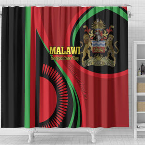 Malawi Independence Day Shower Curtain Unity and Freedom