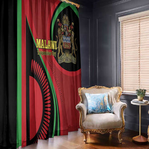 Malawi Independence Day Window Curtain Unity and Freedom