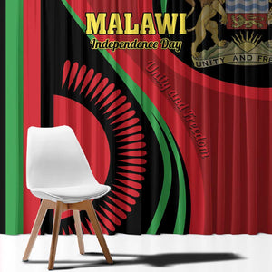 Malawi Independence Day Window Curtain Unity and Freedom