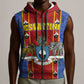 Eswatini African Pattern Sleeveless Zip Hoodie Swaziland Shield Siyinqaba - African Pride