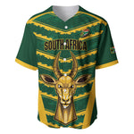 South Africa 2026 Rugby Custom Baseball Jersey Bokke Go Champions