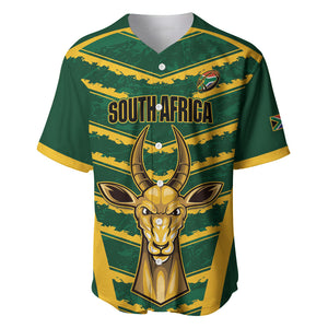 South Africa 2026 Rugby Custom Baseball Jersey Bokke Go Champions