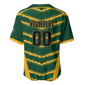 South Africa 2026 Rugby Custom Baseball Jersey Bokke Go Champions