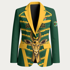South Africa 2026 Rugby Custom Blazer Bokke Go Champions
