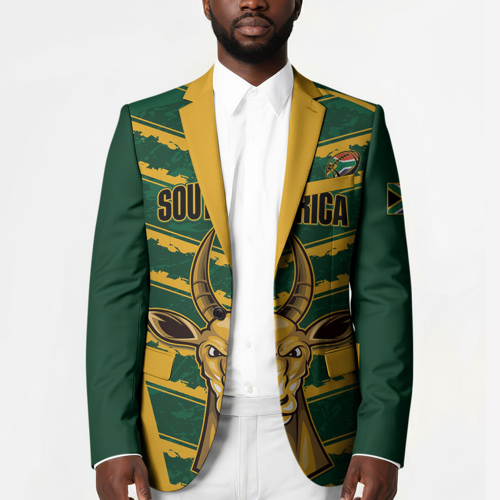 South Africa 2026 Rugby Custom Blazer Bokke Go Champions