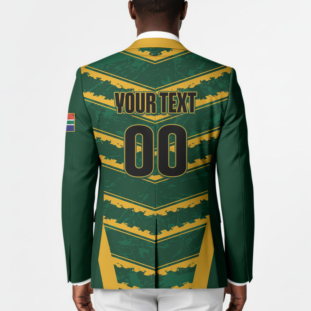 South Africa 2026 Rugby Custom Blazer Bokke Go Champions