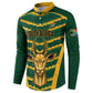 South Africa 2026 Rugby Custom Button Sweatshirt Bokke Go Champions
